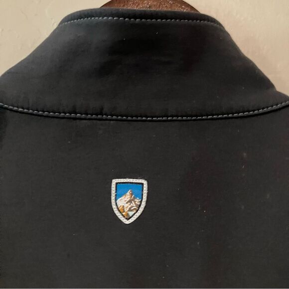 Kuhl Impakt Full Zip Water Repellent Fleece Lined Jacket Gray Navy Men's Large - Picture 13 of 14